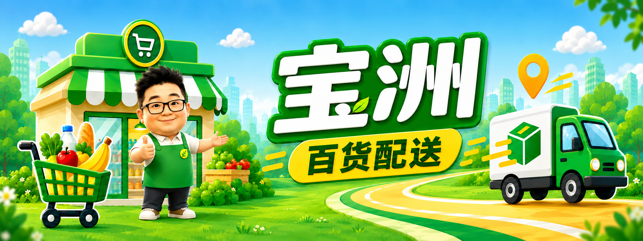 宝洲百货配送活动
